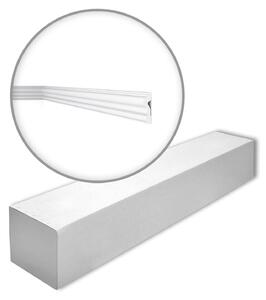 NMC Z1360-box ARSTYL Noel Marquet 1 cartone con 39 strisce decorative Rivestimento murale stile classico colore bianco | 78 m