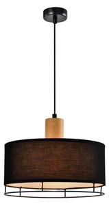 Lampada a sospensione su cavo ARDI 1xE27/40W/230V nero/marrone