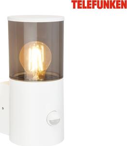 Lampada da parete Telefunken LED, rilevatore di movimento, protezione dagli spruzzi d'acqua