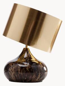 Lampada da tavolo effetto marmo con paralume orientabile Mamo Deluxe