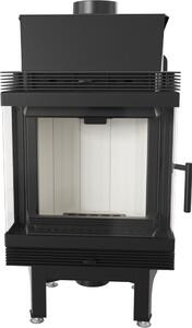 Inserto camino in acciaio KRATKI BLANKA sinistra destra 8 kW Ø 160