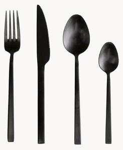 Set di 16 posate spazzolate opache Gloria, 4 persone