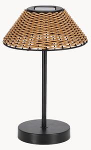 Lampada da tavolo solare a LED effetto rattan Kalyan