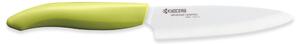 Coltello Kyocera Gen Ceramica Bianca, Multiply, Verde, Lama 11 cm � - Multiuso - 11 cm - Maniglia soft-touch colore verde