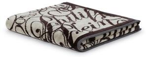 Telo Bagno In Acrilico Dralon Script 95X150 Premoli Di Bella Moderno Brown Caleffi