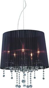 Lampada a sospensione TIMPAN 5xE14/40W, nera, Ø: 50 H: 87 cm, attacco E14, dimmerabile
