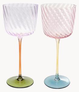 Set di 4 bicchieri da vino Twist