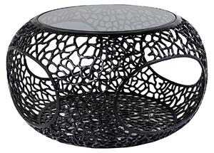 Tavolino da salotto 75 cm in vetro, design moderno per il soggiorno. ACQUISTA ORA