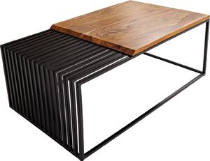 Tavolino da salotto 100 cm in legno, design moderno per il soggiorno. ACQUISTA ORA