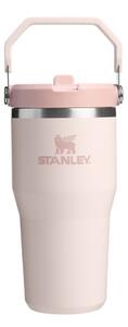 Borraccia termica rosa chiaro in acciaio inox 600 ml IceFlow™ Flip Straw 2.0 Tumbler Rose Quartz – Stanley