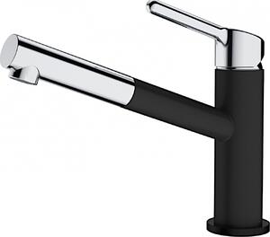 Miscelatore FRANKE ORBIT in BLACK MATT con bocca estraibile / Miscelatore da cucina / Miscelatore monocomando