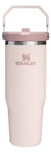 Borraccia termica rosa chiaro in acciaio inox 890 ml IceFlow™ Flip Straw 2.0 Tumbler Rose Quartz – Stanley