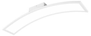 Reality Leuchten Plafoniera soffitto Sigma, dimmerabile, Bianco / Opale, Soggiorno / Sala da pranzo, Metallo, Moderno, Plafoniera