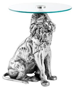 Tavolino da 60 cm, design argento, moderno, per soggiorno - ACQUISTA ORA