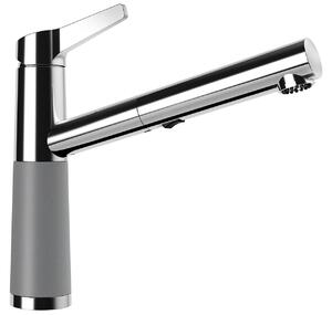 Rubinetto SCHOCK SC-510 in CROMA con bocca estraibile / CRISTALITE® Basic Line / miscelatore monocomando