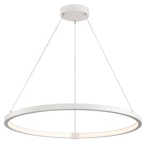 Una lampada a sospensione Dali 80 PD LED dimmerabile colore della luce commutabile Ø80 cm bianco opaco