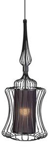 Lampadario ABI nero 1xE27x40W in metallo, dimensioni: 180x25x25 cm, IP20, Nowodvorski Lighting