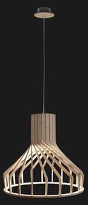 Lampadario BIO bianco in legno naturale 1xE27x40W, dimensioni: 150x38x38 cm, IP20, Nowodvorski Lighting
