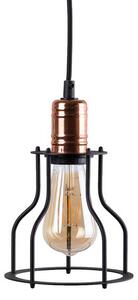 Lampadario WORKSHOP nero e rame 1xE27x60W in metallo, dimensioni: 150x15x15 cm, IP20, Nowodvorski Lighting
