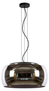 OLIVIA 3xE27 40W Lucide moderna lampada a sospensione in vetro grigio