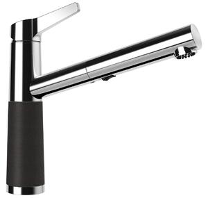 Miscelatore SCHOCK SC-510 in ONYX con bocca estraibile / CRISTALITE® Basic Line / miscelatore monocomando