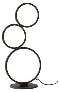 Trio Rondo LED lampada da tavolo 17W dimmerabile nero opaco bianco caldo