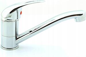 Granitan | Miscelatore da cucina Alfa - Cromo - Bocca da 22 cm - Orientabile a 360° - Aeratore Eco