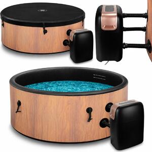 Vasca idromassaggio gonfiabile COIL, piscina con idromassaggio, modello extra sottile, per uso interno ed esterno, 6 persone, 175 cm, Tahiti