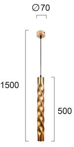 Lampadario a sospensione MARLEY 1xGU10/30W/230V dorato