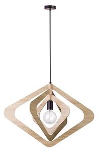 Lampada a sospensione con cavo ROXIE 1xE27/15W/230V marrone