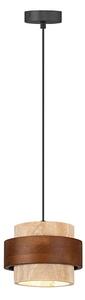 Lampadario a sospensione con cavo SUSAN 1xGX53/15W/230V marrone/beige
