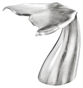 Tavolino da 60 cm, design argento, moderno, per soggiorno - ACQUISTA ORA