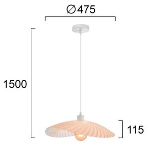 Lampada a sospensione DANCE 1xE27/40W/230V rosa