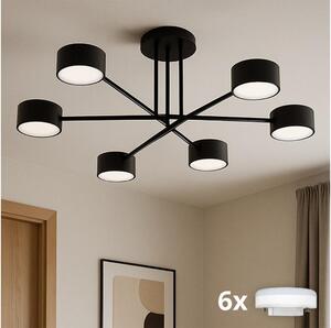 Brilagi - Plafoniera LED RGB dimmerabile a montaggio superficiale MONO 6xGX53/14W/230V Wi-Fi Tuya nera