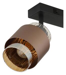 Globo 15560-2C - Faretto MILLEY 2xE27/40W/230V nero/bronzo