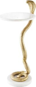 Tavolino da 60 cm in marmo dorato, design moderno per il soggiorno. ACQUISTA ORA