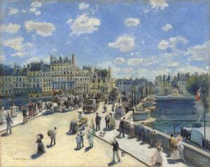 Riproduzione Pont Neuf Paris 1872, Pierre Auguste Renoir