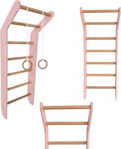 Scala da ginnastica per bambini rosa