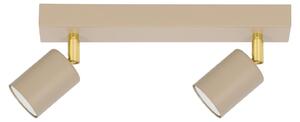 Lampada a sospensione MATI beige 2xGU10x10W in metallo, dimensioni: 18x30x5 cm, IP20, Kaja