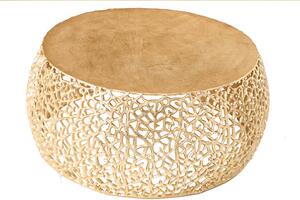 Tavolino da salotto 75 cm, design dorato, moderno, per soggiorno. ACQUISTA ORA
