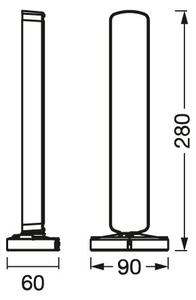 Osram - SET 2x lampada da tavolo dimmerabile LED RGBW MOOD LIGHT LED/4W/230V Wi-Fi + telecomando