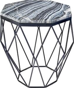 Tavolino da salotto 50 cm in marmo, design moderno per il soggiorno. ACQUISTA ORA