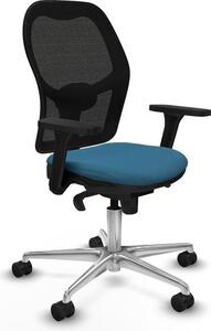 Sedia da ufficio Jorquera Piqueras y Crespo 3D086N0 Nero Verde petrolio