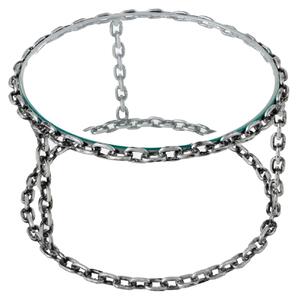 Tavolino Chain 65 cm con piano in vetro 42235