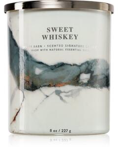 Bath & Body Works Sweet Whiskey candela profumata 227 g