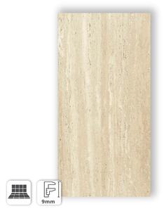 Piastrella in Gres Porcellanato Effetto Marmo Travertino Beige Crema con Venature 3D 60x120 - ASR007