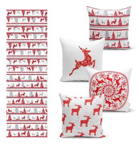 Set di federe e battistrada 5 pezzi - Mila Home