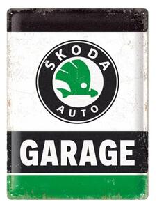 Targa in metallo koda - Garage