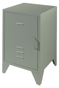 Comodino in metallo verde Bronxx - Vipack