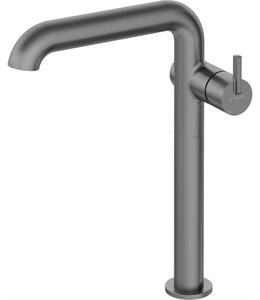 Tall basin mixer with rectangular spout